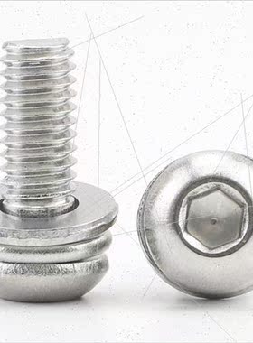 304 round head hexagon socket set screws disc head hexagon s