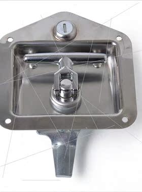 RV Camper Trailer Folding Stainless Steel T-Handle Toolbox L
