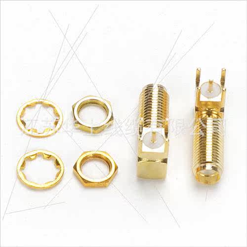 Copper SMA-KWE 20mm wh Nut Spacer 50 Ohm PCB Socket External - 图0