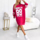 Casual long sleeve letter print sports dress