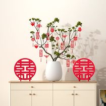 Wedding Supplies Stereojoy Character Swing Piece New Wedding Room Living-room Placement Comb Dresser Creative Chinese Decorative Swing Table