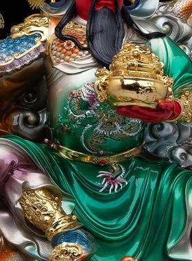 财神关公神像摆件招财供奉关二爷托 托宝立刀公司办公室店铺开 业