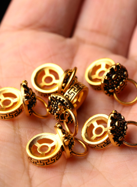 金色瑞兽醒狮卡环隔片