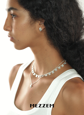 MEZZEM【新品】异域复古小众设计锁骨链 轻奢精致时尚高级感项链