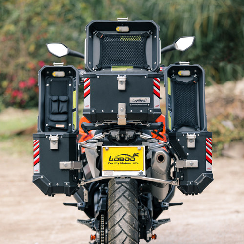 LOBOO萝卜摩托车三箱适用于KTM790ADV/R边箱尾箱防水铝合金后备箱 - 图1