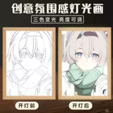 Селфи пионера плавного светового рисования обрушился на двухмерный подарок на день рождения с огнестрельным оружием двухмерного плавного флуоресцентного соуса вокруг железной дороги