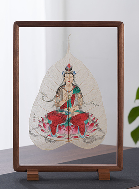 黑桃木双面透明实木相框中式摆台书法剪纸标本装裱展示亚克力画框