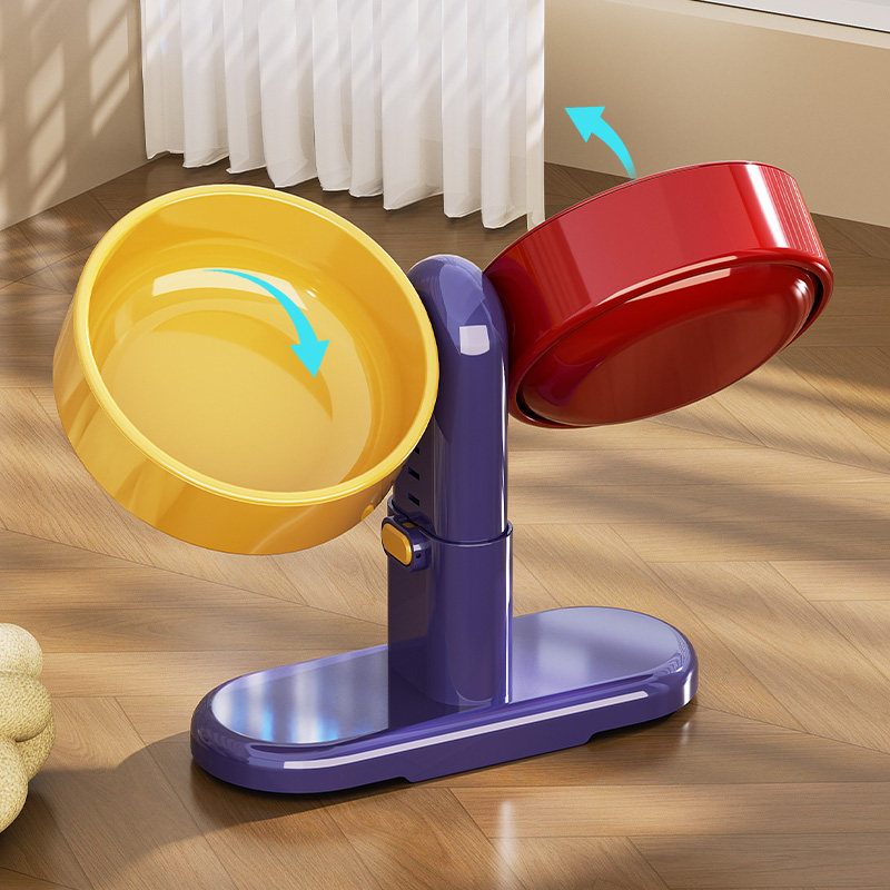 吸盘升降宠物碗双碗架猫咪水碗狗碗猫粮防打翻可壁挂旋转式喂食器,淘宝优惠券,粉丝福利购,淘宝优惠卷