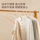 Beech rotatable clothes hanger