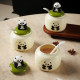 Panda Ceramic Seasoning Jar Set Home Kitchen Seasoning Salt Jar Seasoning Box Seasoning Box Housewarming Gift Box
