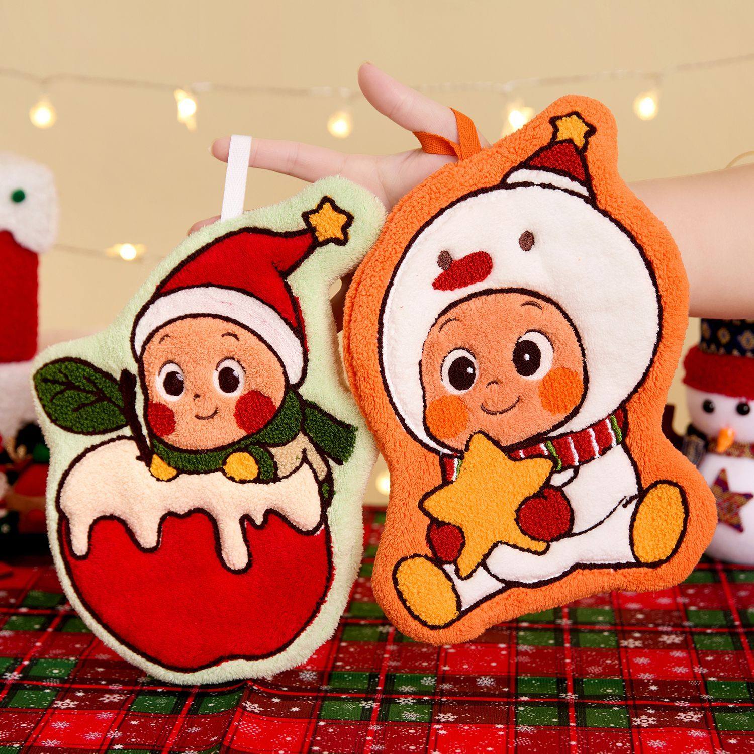 星星人可爱挂式擦手巾加大加厚厨房卫生间抹布儿童超吸水卡通手帕,淘宝优惠券,粉丝福利购,淘宝优惠卷