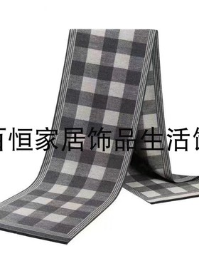 样板房衣帽间男士围巾摆件英伦格子围巾装饰定制家居衣柜衣橱陈列