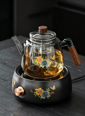 电陶炉煮茶器加厚耐热玻璃煮茶壶