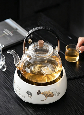 电热炉煮茶泡茶壶围炉厨房加热茶炉煮茶器新款触摸咖啡家用小电炉