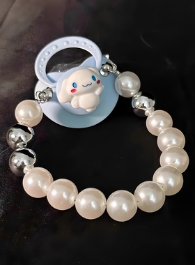 可爱少女心奶嘴小猫口球口链