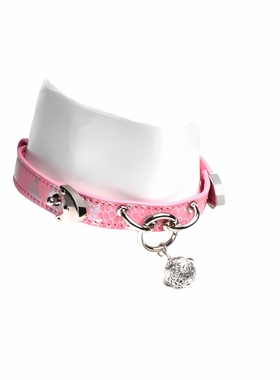 灼欲*小众宫铃吊坠puppy项圈铃铛k8k9牵引颈带情侣choker脖圈礼物