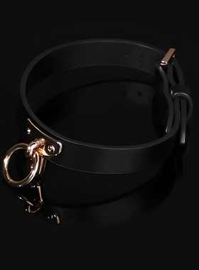 灼欲真皮项圈牵引链套装