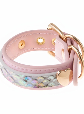 灼欲*原创设计真皮高级粉色甜美可爱可调节手环手链饰品情侣礼物