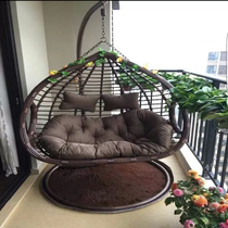 Coarse Vine Double Hanging Basket Indoor Hanging Chair Casual Rocking Chair Imitation Vine Hanging Chair Outdoor autumn T one thousand rattan chair Balcony Cradle chair