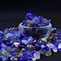 Dress stash with precious stones Manza Blue Manau translucent Seven for seven precious stones Fota 1 Two Buddha statues