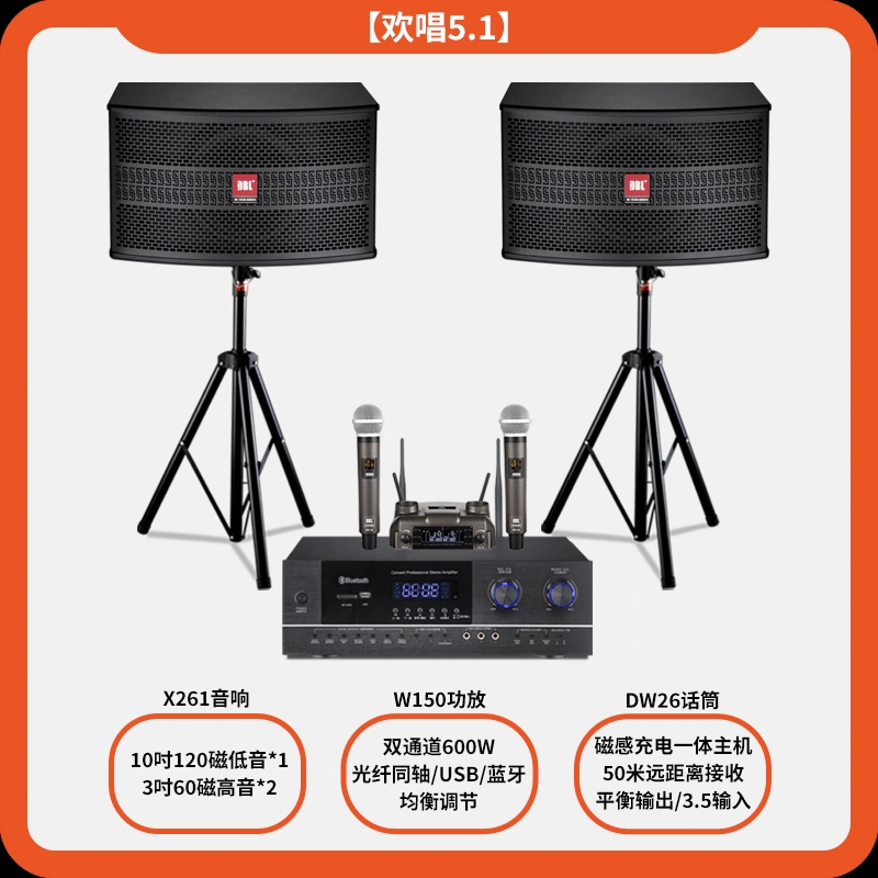 DBL family ktv audio set home karaoke one