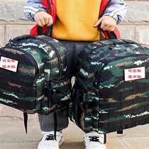 Summer camp childrens backpack boys tactical backpack outdoor travel kindergarten camouflage school bag primary and secondary school students