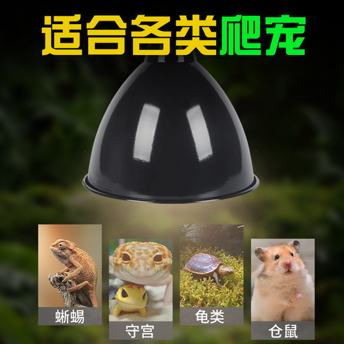 乌龟晒背灯架爬宠双头灯罩uva保温灯罩太阳灯落地防烫可调节支架 - 图0