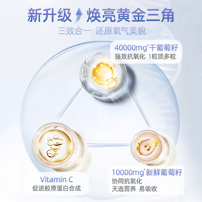 Nutralife纽乐葡萄籽低聚原花青素高含量opc精华胶囊