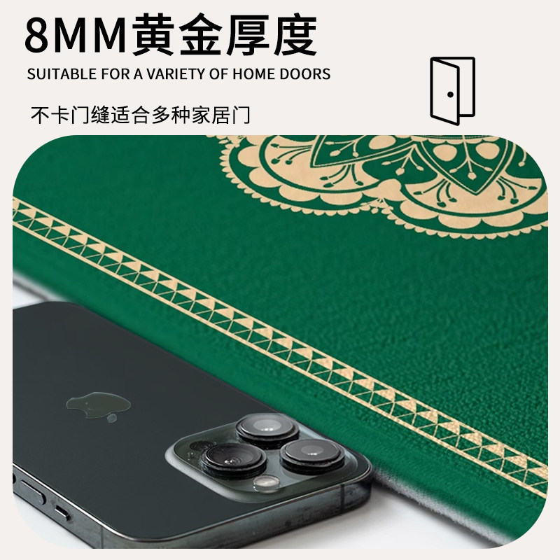 绿色开运风水地毯半圆门垫防滑耐脏蹭土垫入户门地垫圈绒脚垫定制,淘宝优惠券,粉丝福利购,淘宝优惠卷