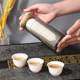 The popular version of the rice-shell tea cup portable tea set is reduced