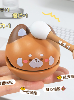 敲无压力功德+1小木鱼解压摆件