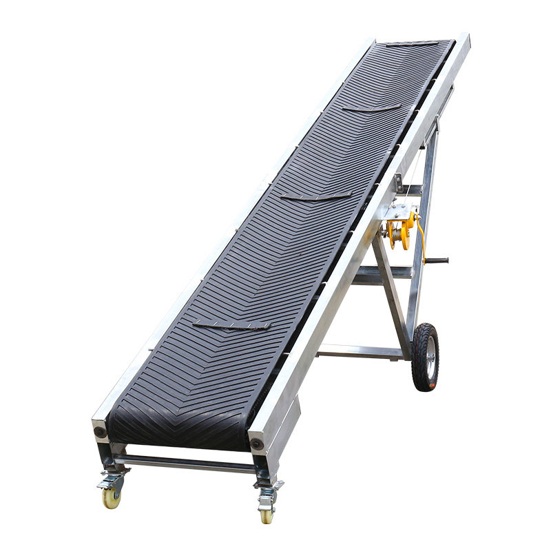 人字腿传送带小型输送机折叠爬坡输送带装车卸货流水线皮带输送机,淘宝优惠券,粉丝福利购,淘宝优惠卷