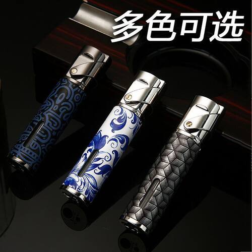 百诚金属充气防风打火机直冲便携可视气仓高颜值个性创意送礼品潮 - 图0