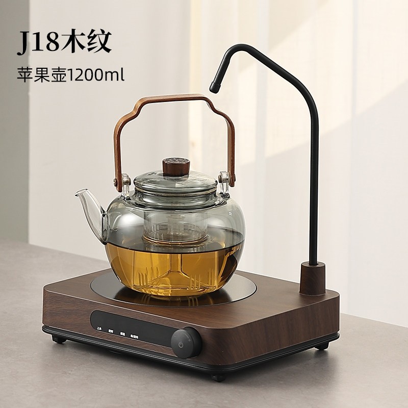 自动上水电陶炉玻璃煮茶壶养生泡炉煮茶茶壶静音煮茶炉套装围,淘宝优惠券,粉丝福利购,淘宝优惠卷
