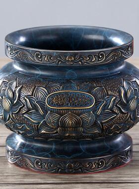 佛具用品大全佛灯佛前供灯家用香炉上香供果果盘供佛水杯客厅摆件