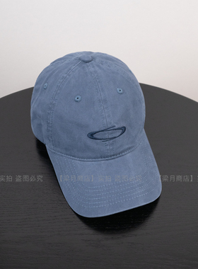 [梁月商店]小众雾霾蓝色棒球帽