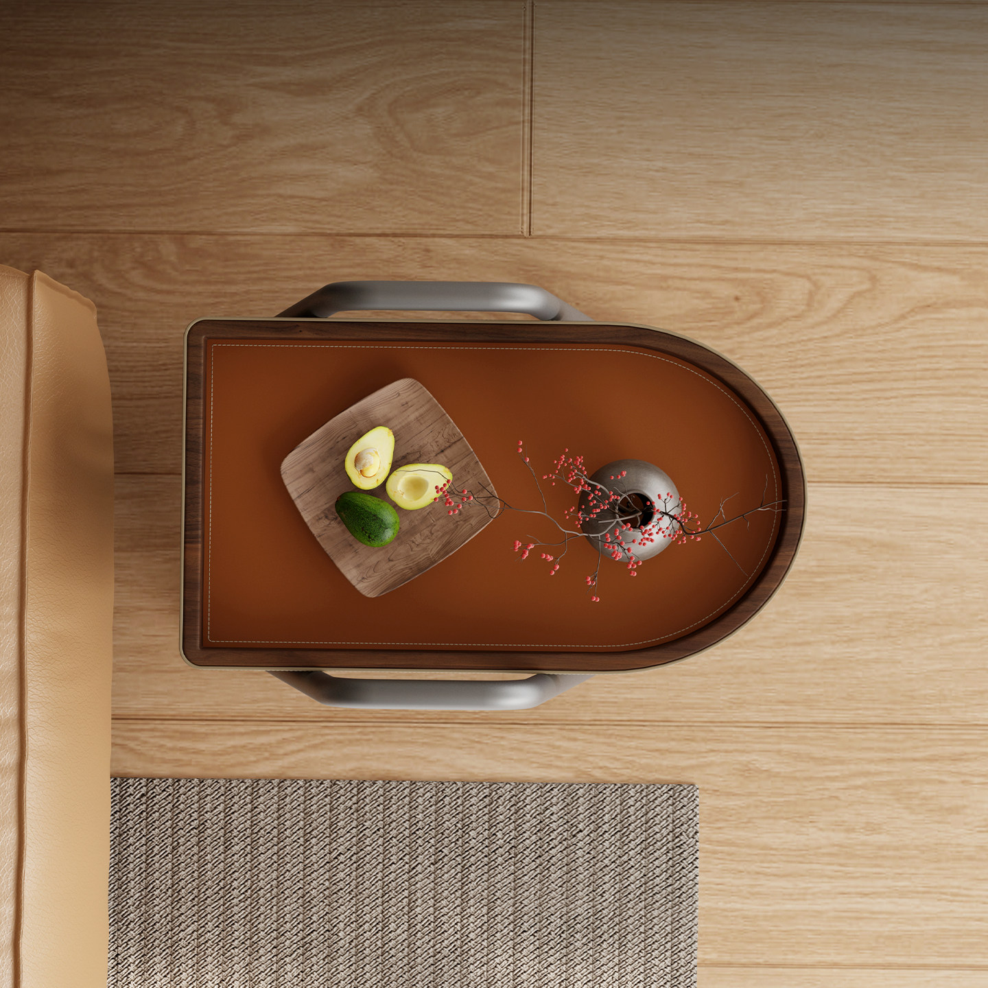 意式极简小推车沙发边几创意可移动复古茶几桌客厅家用边柜小餐车,淘宝优惠券,粉丝福利购,淘宝优惠卷