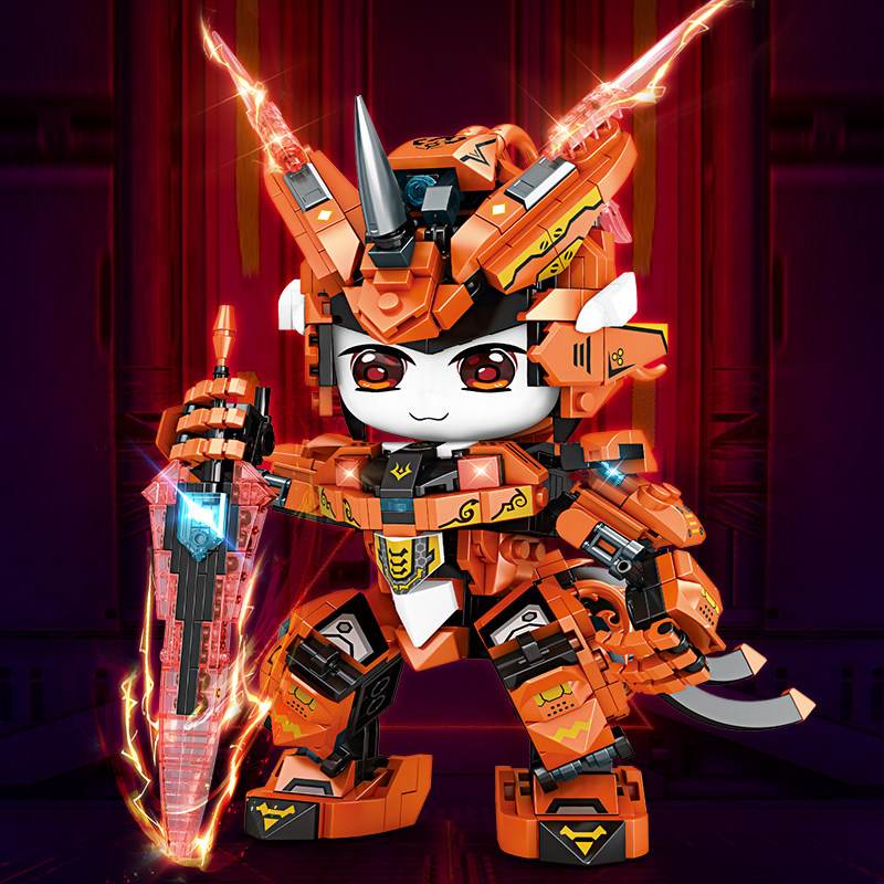 十二生肖马机甲拼装积木适用于乐高男孩系列儿童拼图玩具6到12岁,淘宝优惠券,粉丝福利购,淘宝优惠卷