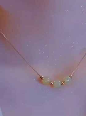 三生三世新款项链绿色珠珠