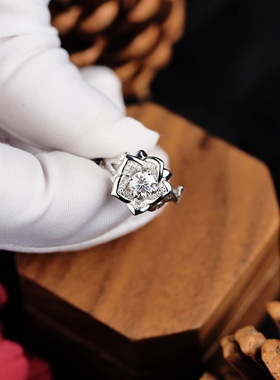 原创设计钻戒艺升缘珠宝古风