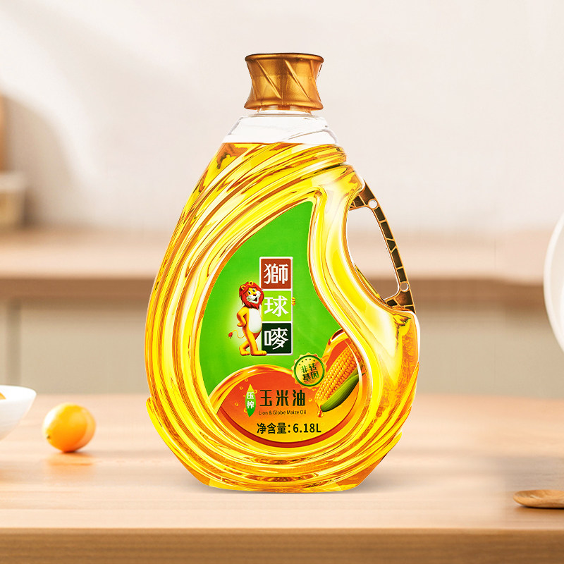 香港狮球唛食用油玉米油6.18L非转基因物理压榨大容量家用大桶装,淘宝优惠券,粉丝福利购,淘宝优惠卷