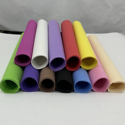 38度彩色EVA泡棉材料A级环保泡沫板网红ins手工蝴蝶结海绵纸DIY儿童玩具爬行垫幼儿园手工泡沫纸贴画婚礼装饰 - 图0