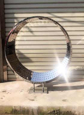 不锈钢镂空月亮雕塑户外园林城市广场水景售楼部室外金属落地装饰