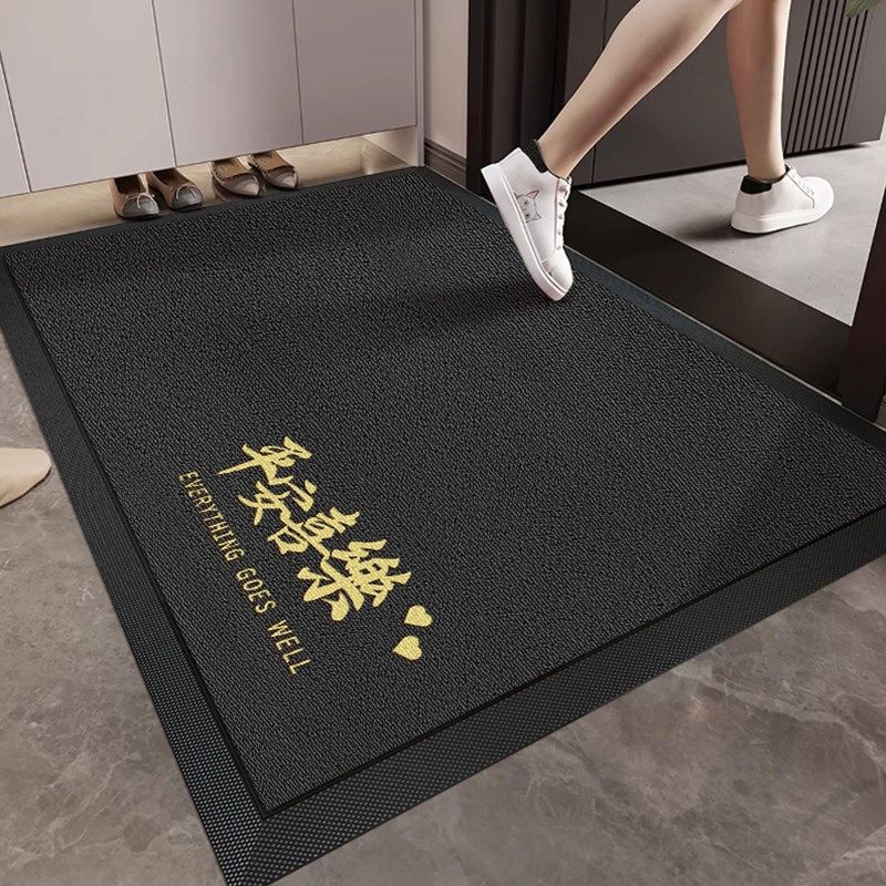 红色现代简约入户门地垫别墅豪宅高端大门口进门耐脏免洗绣花脚垫,淘宝优惠券,粉丝福利购,淘宝优惠卷