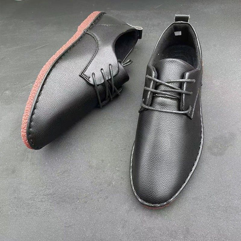 休闲皮鞋男生皮鞋潮流韩版青年商务正装软面皮软底冬季工作男皮鞋,淘宝优惠券,粉丝福利购,淘宝优惠卷