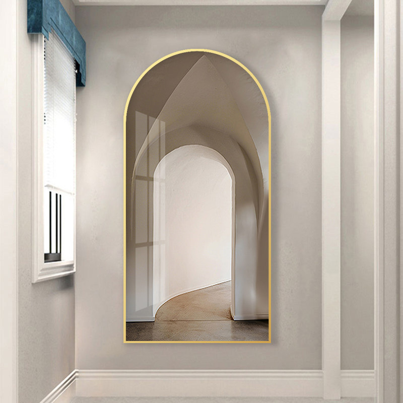 现代轻奢玄关走廊装饰画s拱门形状空间建筑几何挂画酒店宾馆墙壁,淘宝优惠券,粉丝福利购,淘宝优惠卷