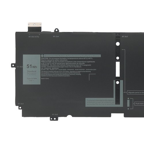 适用戴尔XPS 13 7390 9310 2-In-1 P103G 52TWH X1W0D 笔记本电池 - 图1