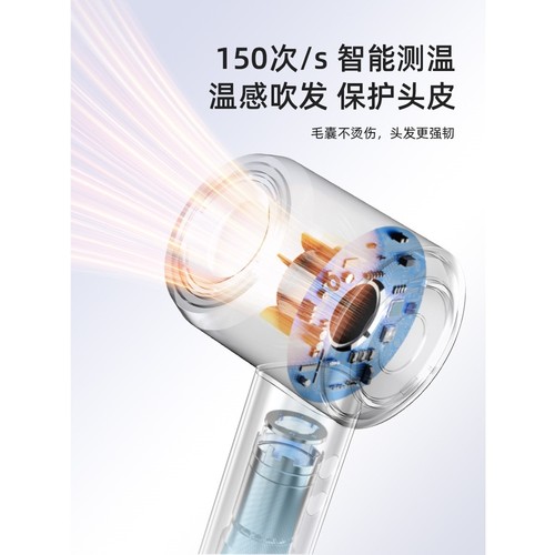 PLUZZ高速吹风机负离子电吹风送装速干礼吹风筒送女朋友礼盒套 - 图1