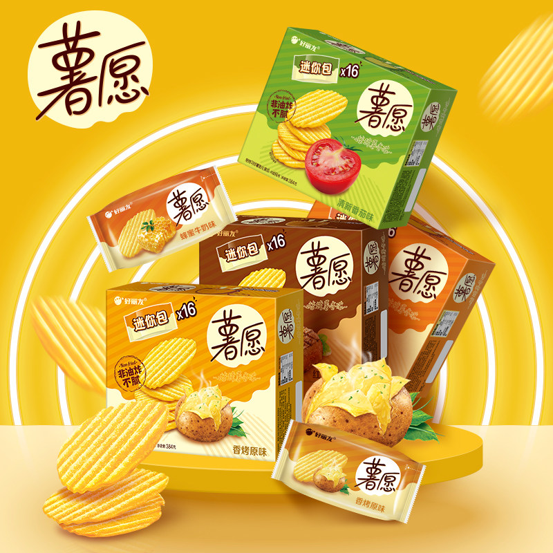 �����ѹٷ��콢����Ը��Ƭ����ԭζ����ը�칫����ʳ����С��384g