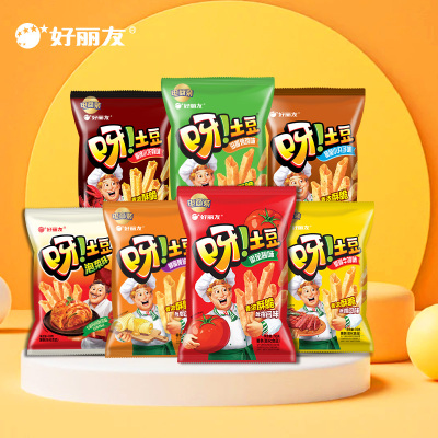 【35元任选8件】好丽友巧克力派好友趣呀土豆软糖好多鱼零食薯片